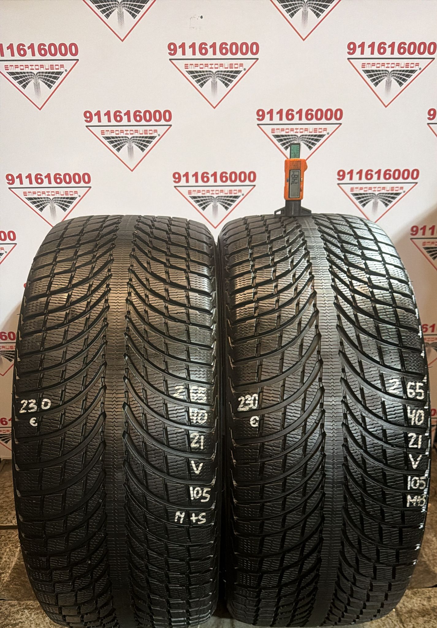 MICHELIN LATITUDE ALPIN USADO M+S 265/40 R21 105 V
